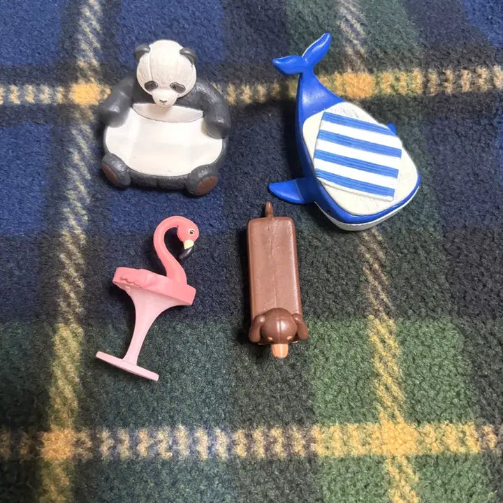 [BUNJANG] Interior Animal Miniature Gacha Set / 인테리어 애니멀 미니어쳐 가챠 4종 일괄 판매