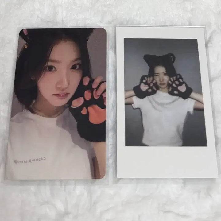 [BUNJANG] Hatsu to Hearts Jiwoo Photocard + Polaroid Set / 하츠투하츠 하투하 지우 스타일 에버라인 포카+폴라 세트 양도 판매