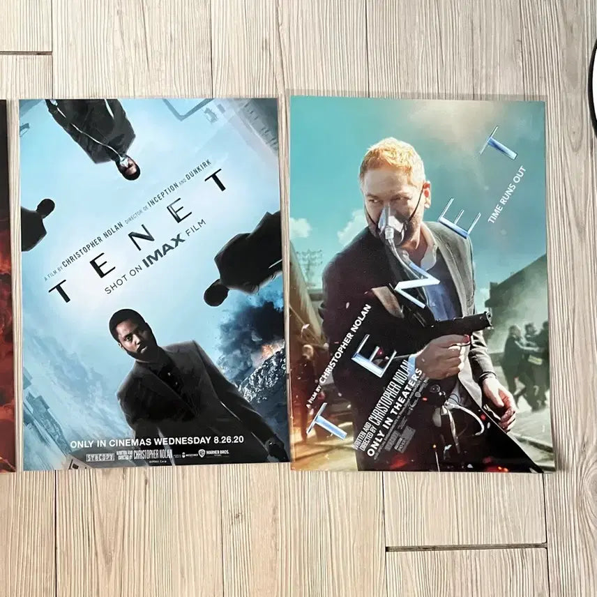 [BUNJANG] Tenet Christopher Nolan Movie Poster Set (2 Types) / 크리스토퍼 놀란 테넷 영화포스터 2종