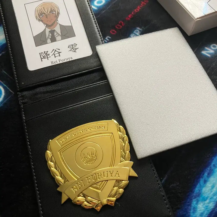 [BUNJANG] Detective Conan Rei Furuya / Shinichi Kaito Police Wallet / 명탐정 코난 안기준 후루야 레이 경찰청 지갑