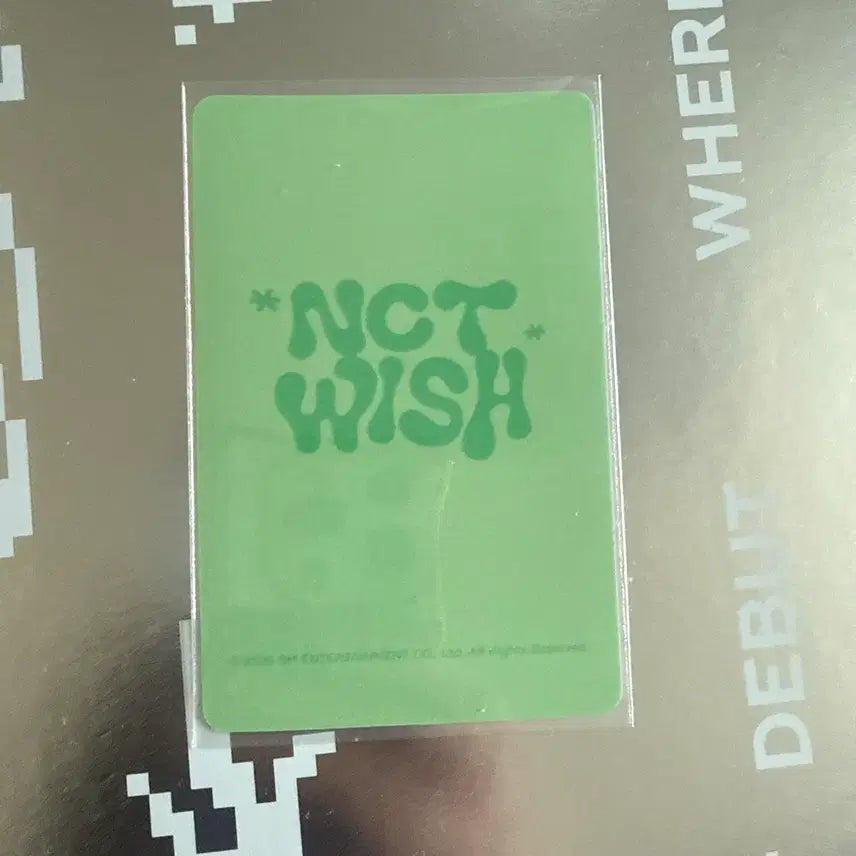 [BUNJANG] NCT WISH Sakuya Shanghai Limited Box Photocard / 엔시티위시 상하이 한정 박스 사쿠야 포카
