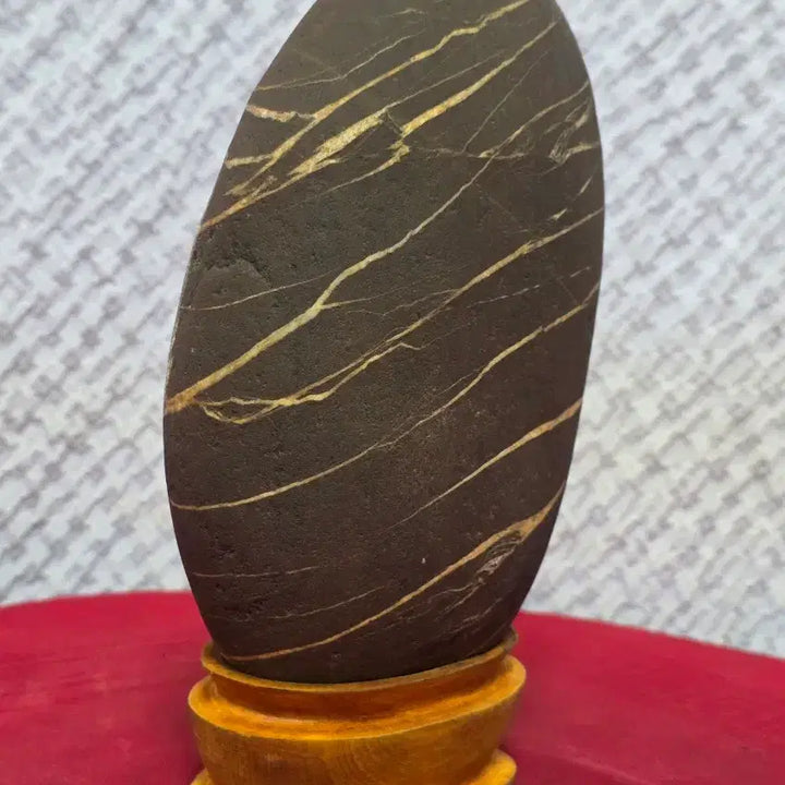 [BUNJANG] Taiwan Yellow Color Patterned Stone / 대만 / 황칼라 문양석