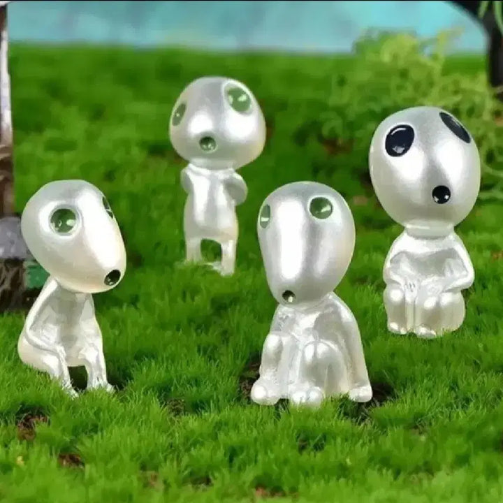 [BUNJANG] Kodama Forest Spirit Figures Set of 10 / 새상품)원령공주 숲의정령 고다마 피규어 10개세트