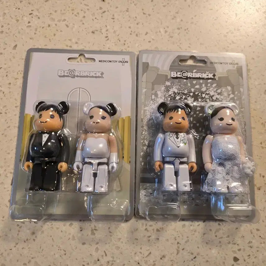 [BUNJANG] Bearbrick Wedding Set 2 Types Sealed / 베어브릭 웨딩 2종 미개봉 새상품