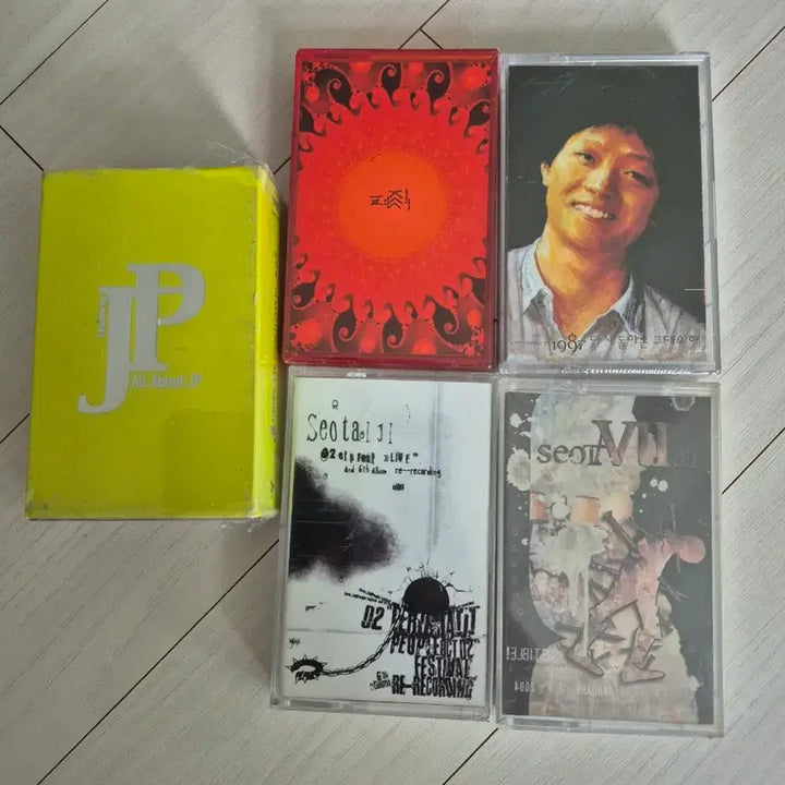 [BUNJANG] Yoo Jae-ha, Seo Taiji, Kim Jin-pyo Cassette Tape Collection (5 Types) / 유재하, 서태지, 김진표 카세트 테이프 5종 세트