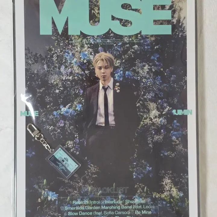 [BUNJANG] BTS Jimin MUSE Popup Store Keyring and Poster / BTS 지민 MUSE 뮤즈 팝업 키링 포스터 (마그넷 X)