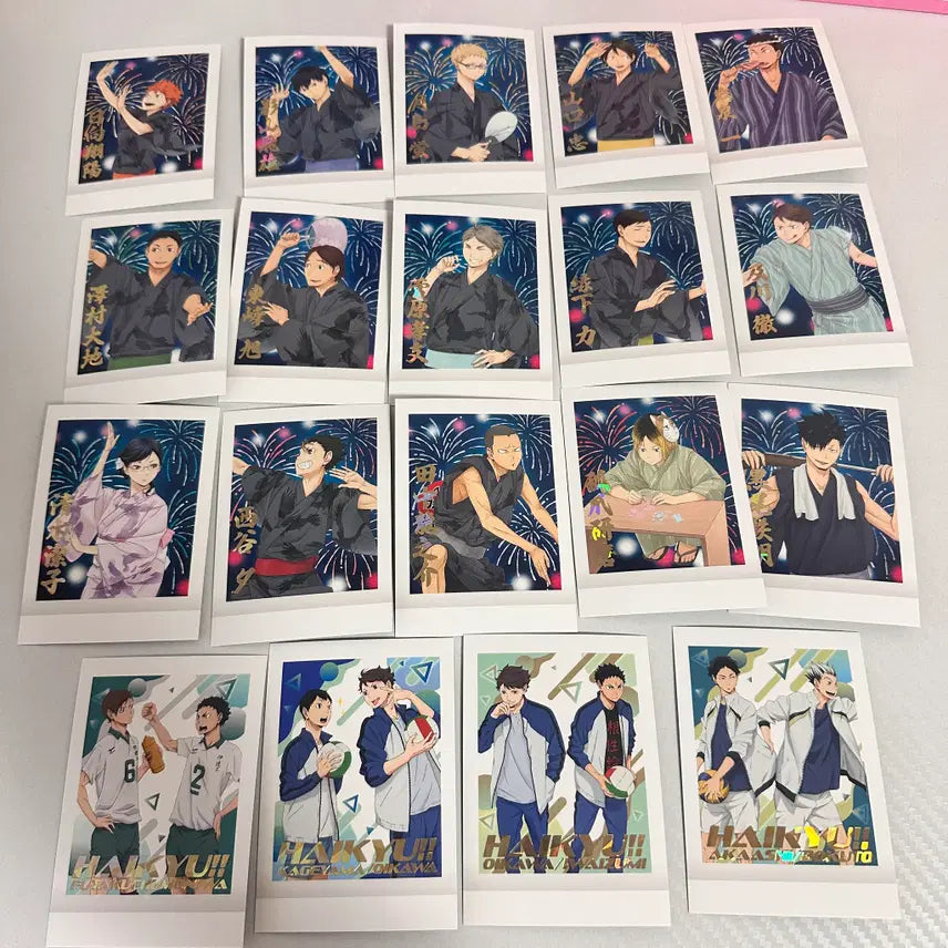 [BUNJANG] Haikyuu!! Pashacolle Premium Vol.4 Full Set / 하이큐 파샤코레 프리미엄 vol.4 풀세트 19장 일괄
