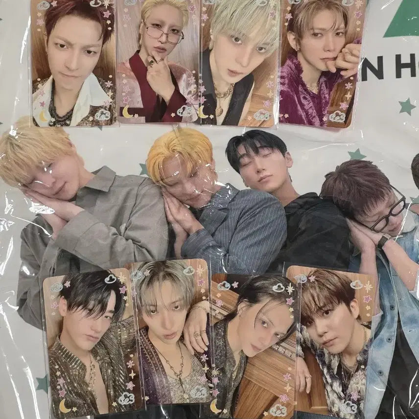 [BUNJANG] ATEEZ Golden Hour Part.5 Official Fanmeeting Kit Photocard &amp; Pillow Cover Set / 에이티즈 공방키트
