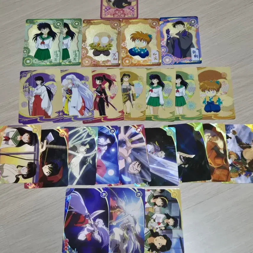 [BUNJANG] Inuyasha Kagome Character Cards 25 Card Bundle / 이누야샤 카유  카드 25장 일괄