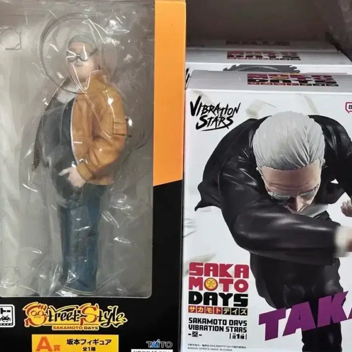 [BUNJANG] Sakamoto Days Taro &amp; Takamura Figures Bundle Set / (무료배송) 사카모토 데이즈 타로 A상,타카무라 피규어 일괄 판매