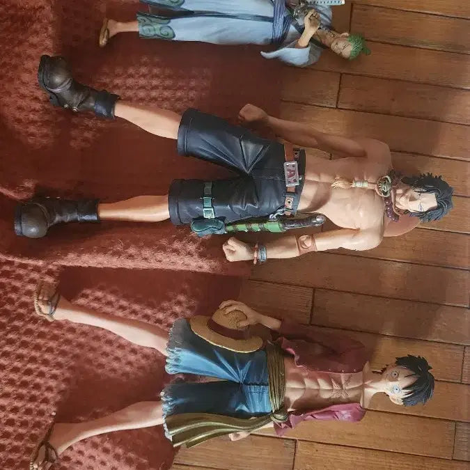 [BUNJANG] One Piece Luffy, Ace, Zoro Figure Set / 원피스 피규어 루피 에이스 조로 세트
