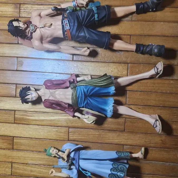 [BUNJANG] One Piece Luffy, Ace, Zoro Figure Set / 원피스 피규어 루피 에이스 조로 세트
