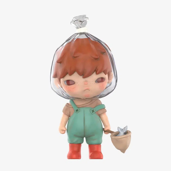 [BUNJANG] POP MART Hirono Lazy Babies Series Fish in Net Figure / [팝마트] 히로노 장난꾸러기 시리즈, 그물 속 물고기 피규어 판매