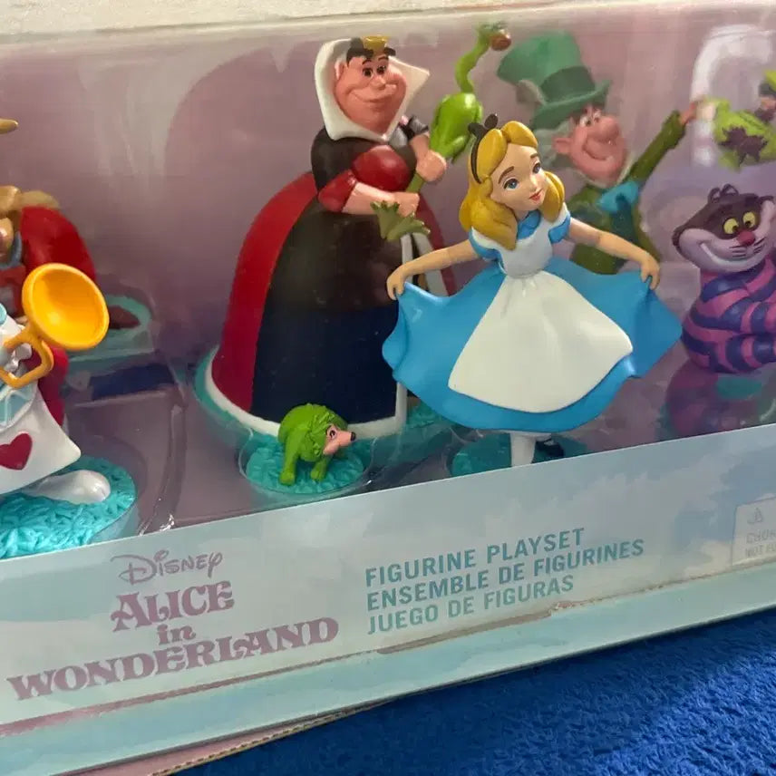 [BUNJANG] Disney Alice in Wonderland Figure Set / 디즈니 이상한 나라의 앨리스 피규어 세트