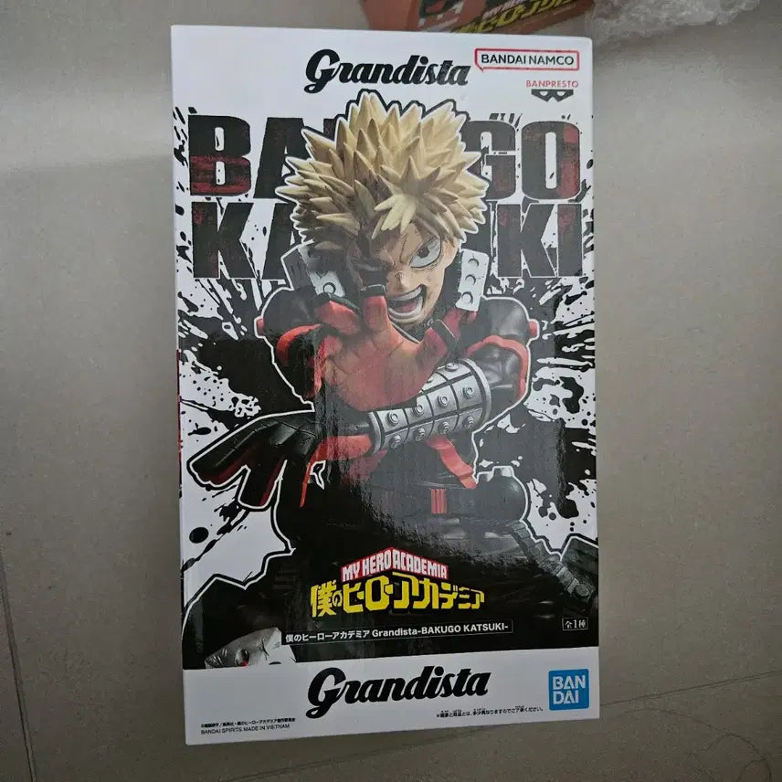 [BUNJANG] My Hero Academia Katsuki Bakugo Grandista Figure (Sealed) / 미개봉 나히아 바쿠고 그란디스타 피규어 히로아카