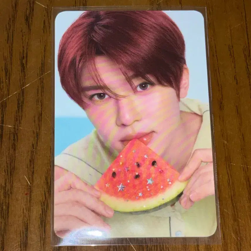 [BUNJANG] WISH Mega Coffee Sion Photocard / 위시 메가커피 시온포카