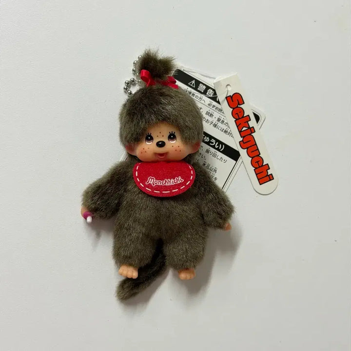 [BUNJANG] Monchhichi Mini Girl Keychain / 몬치치 미니 여아 키체인 키링 새상품
