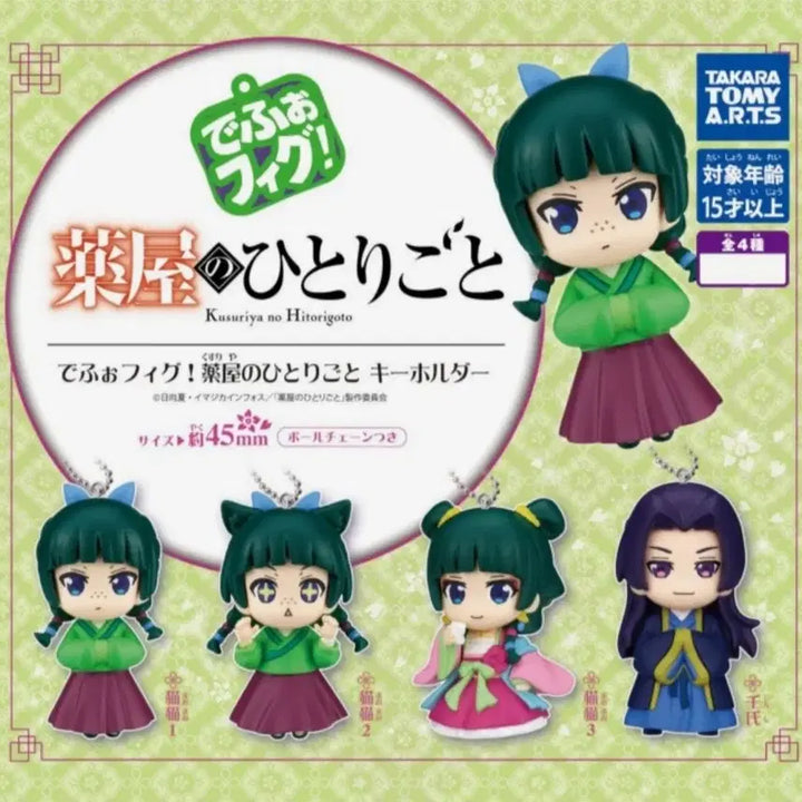 [BUNJANG] Kusuriya no Hitorigoto Jinchiku Pig Keychain (Sealed) / 약사의 혼잣말 데포피그 키홀더 가챠 키링 진시 진시사마 미개봉