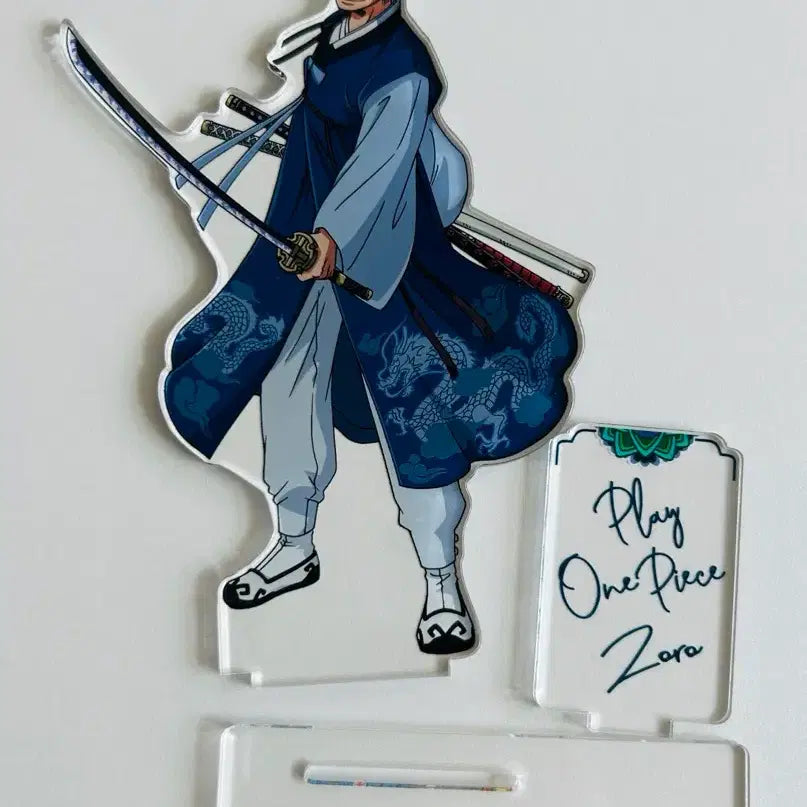 [BUNJANG] One Piece Zoro Korean Limited Hanbok Acrylic Stand / 원피스 조로 한국 한정 한복 아크릴 스탠드