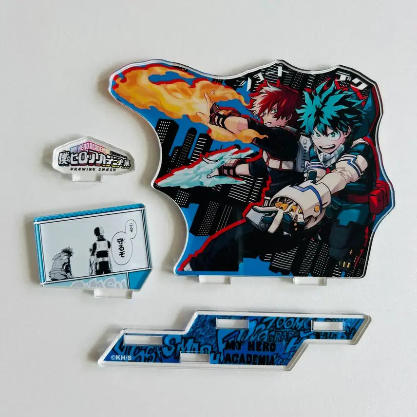 [BUNJANG] My Hero Academia - Midoriya &amp; Todoroki "Masterpiece Scene" Diorama Acrylic Stand / 히로아카 나히아 원화전 미도리야 토도로키 명장면 디오라마 아크릴 스탠드