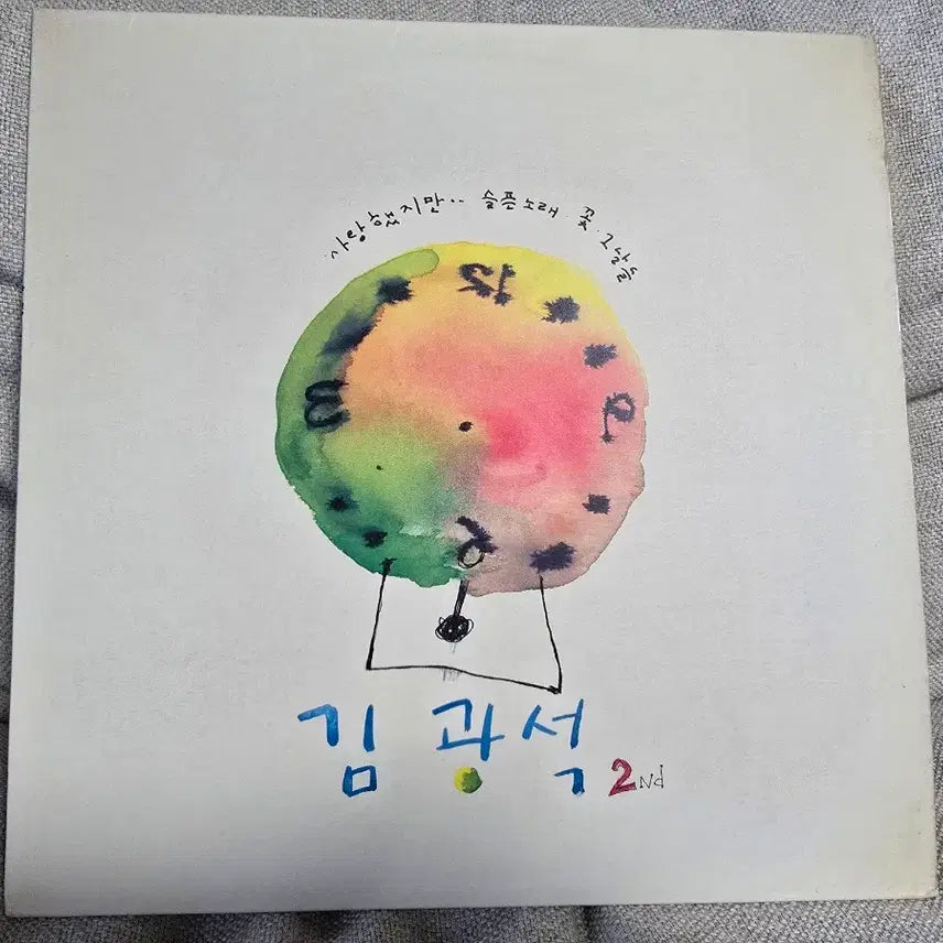 [BUNJANG] Kim Kwang Seok 1st &amp; 2nd Album Vinyl Bundle Set / 주말할인 초반 김광석lp 일괄 1집 2집