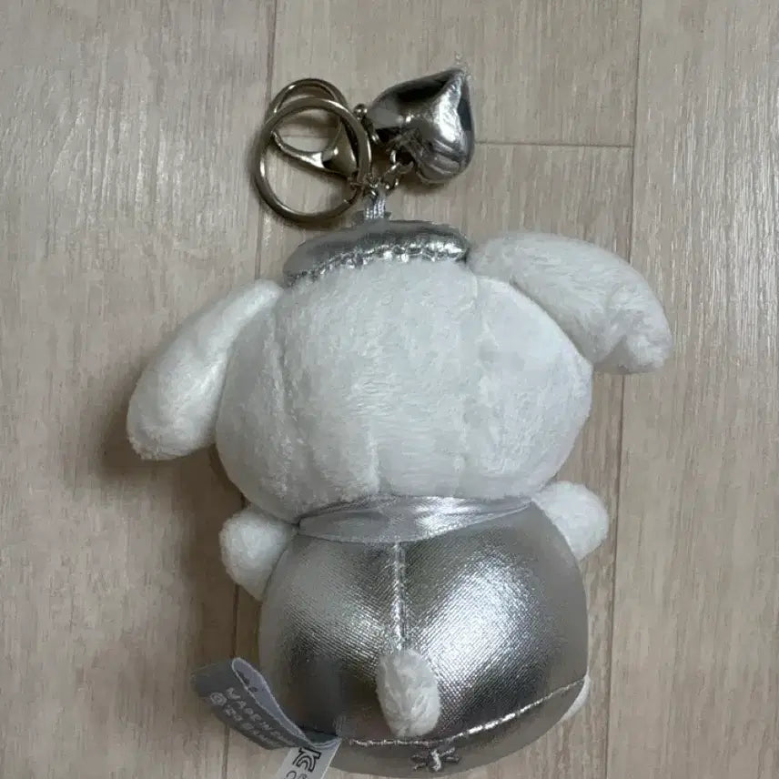 [BUNJANG] Sanrio Pompompurin Silver Keyring / 산리오 폼폼푸린 실버 키링