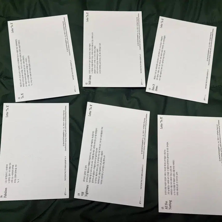 [BUNJANG] Taeyeon INVU 2X Exhibition Postcard Bundle Set / 태연 INVU 투엑스 전시회 엽서 일괄