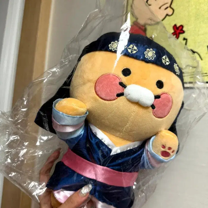 [BUNJANG] Kakao Friends Sebae Chun-sik Doll / (택있는 새상품) 카카오프렌즈 세배하는 춘식이 인형