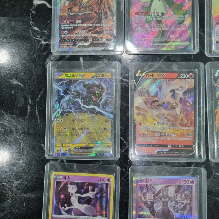 [BUNJANG] Pokemon Cards Bundle - Charizard, Mewtwo, Entei, Gardevoir, Latias, Lickilicky, Pidgeot, Maschiff, and Snorlax (SAR, SR, RR) / 포켓몬카드 SAR+ SR + RR 리자몽 뮤츠 엔테이 가디안 등등 9종일괄35000원!!입니다