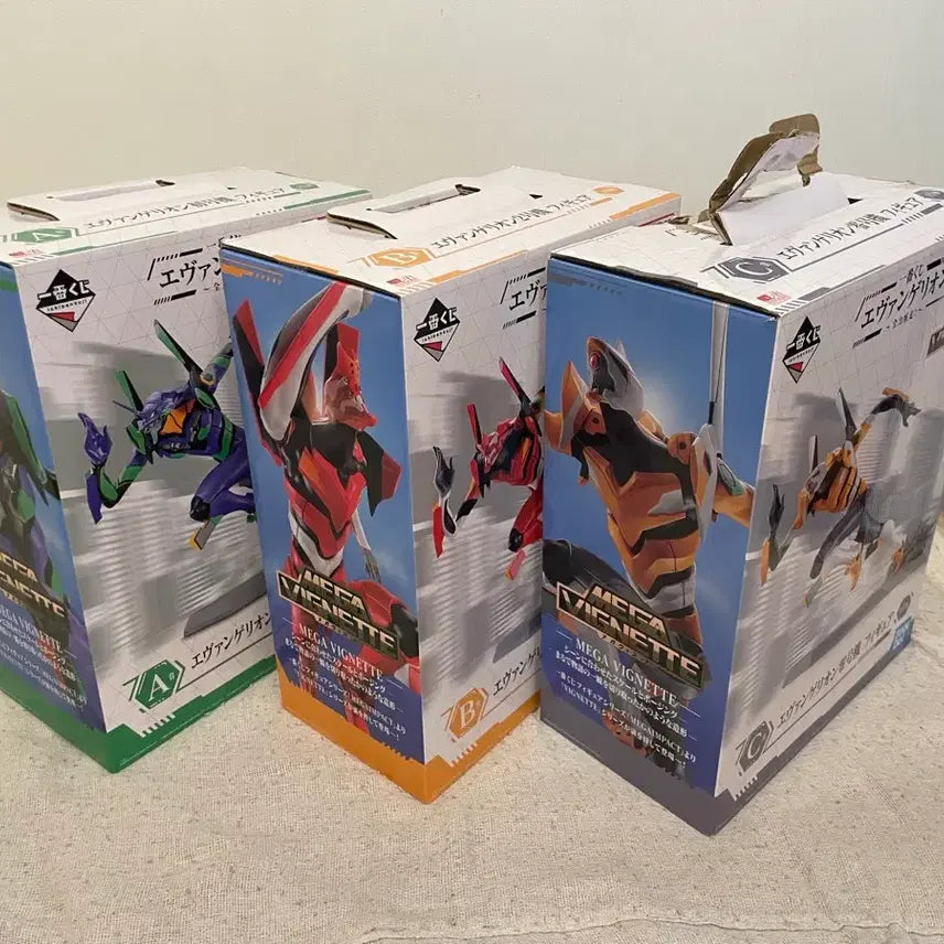 [BUNJANG] Ichiban Kuji Evangelion Power Sprint Set / 제일복권 이치방쿠지 에반게리온 전력질주 3종