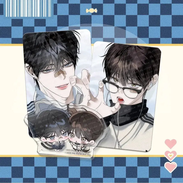 [BUNJANG] Mr. Blue (Mible) "Bedroom 18" Go-yohan Kang-jun Acrylic Block Set (Sealed) / 미개봉)미스터블루 미블 열여덟의 침대 열침 고요한 강준 아크릴 블록 세트 웹툰 굿즈