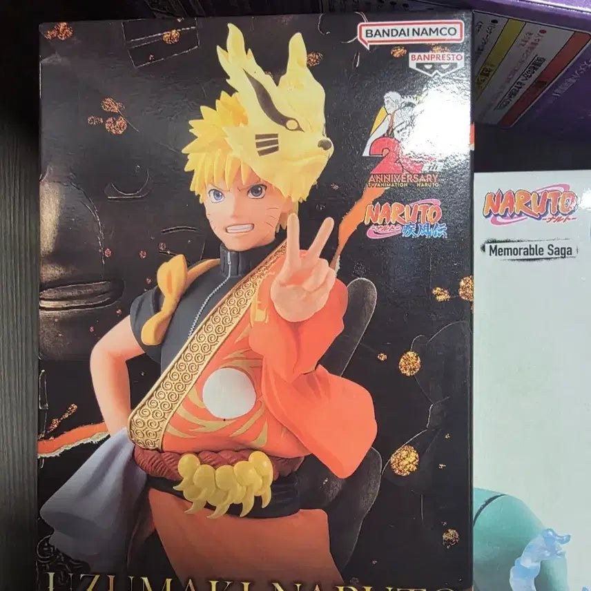 [BUNJANG] Bandai Naruto 20th Anniversary Naruto &amp; Sasuke Sealed Figure / 미개봉 나루토 20주년 나루토 사스케 반프 피규어