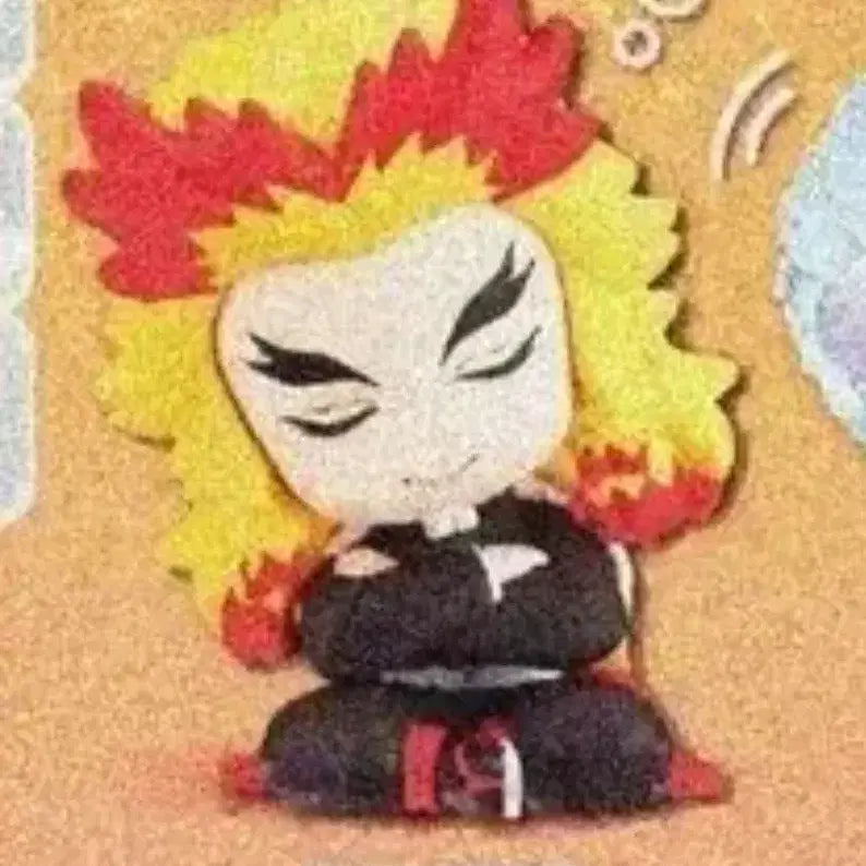 [BUNJANG] Demon Slayer Kyojuro Rengoku Shoulder Perching Gacha Figure / (양도)귀멸의 칼날 렌고쿠 어깨쿵 가챠