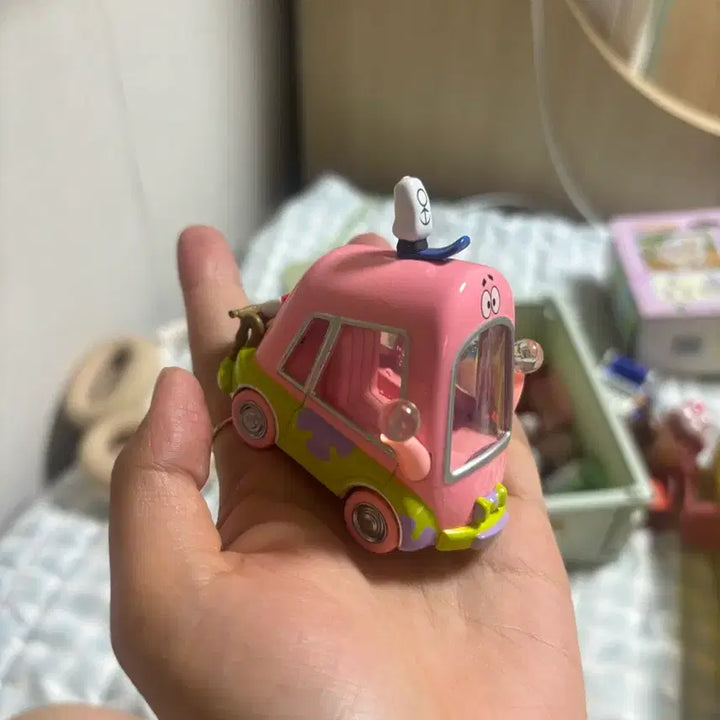 [BUNJANG] Pop Mart SpongeBob Patrick Star Car Figure / 팝마트 뚱이 자동차 피규어