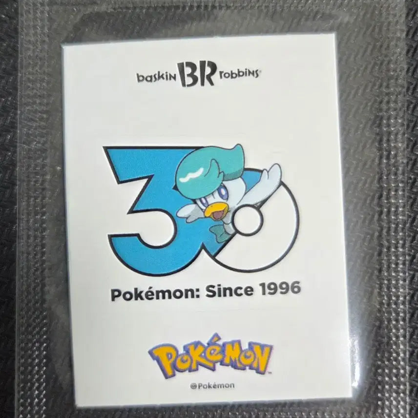 [BUNJANG] Baskin Robbins Pokemon 30th Anniversary Stickers (Ttippuseal) / 베라 포켓몬 30주년 띠부씰 스티커 베스킨라빈스 꾸왁스