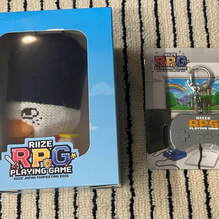 [BUNJANG] RIIZE Fan Meeting Farewell Gift Voice Keychain + Knit Doll Set / 라이즈 팬미팅 퇴장기프트(보이스키링+니트똘병인형)