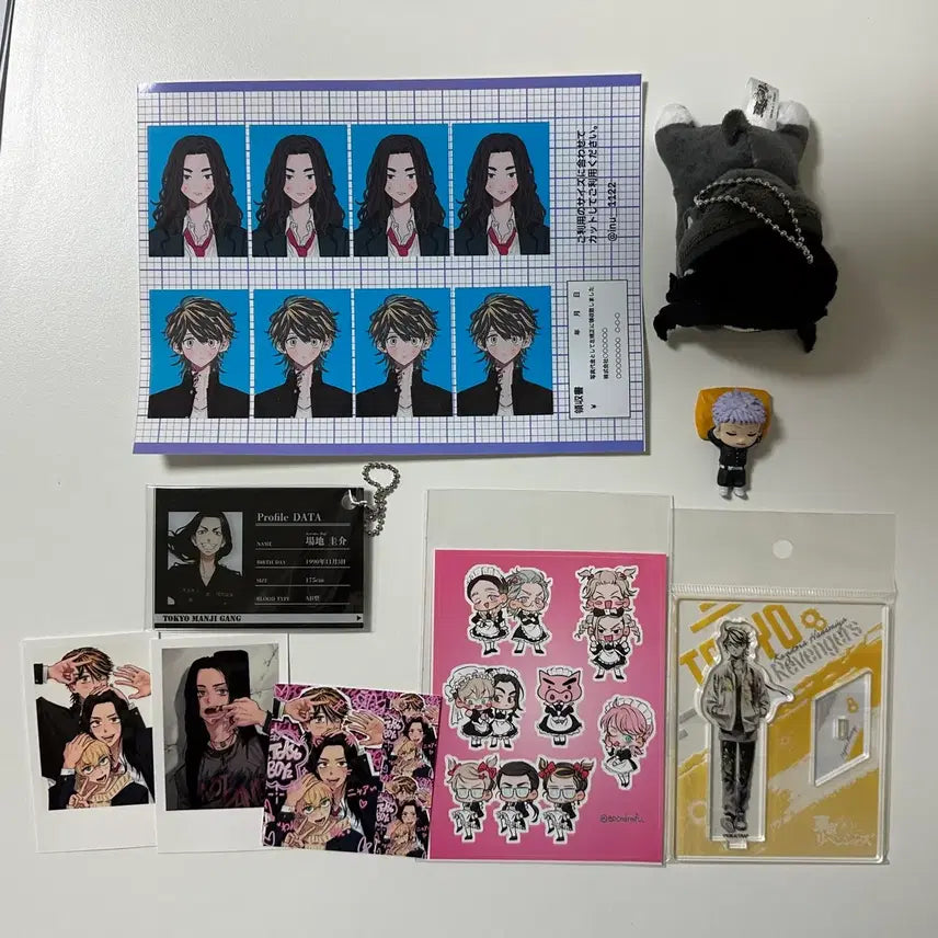 [BUNJANG] Tokyo Revengers Baji Keisuke Profile Card, Photocard, Stand, Plush, Unofficial Goods, Sticker / 도쿄리벤저스 도리벤 바지 케이스케 프로필카드 포카 스탠드 누이 비공굿 스티커
