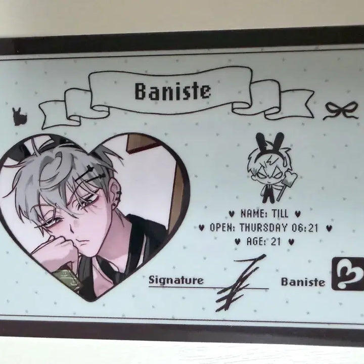 [BUNJANG] A-side Barniste Tile PVC Photocard / 판매) 에이스테 바니스테 틸 pvc 포카 (공정 하자)