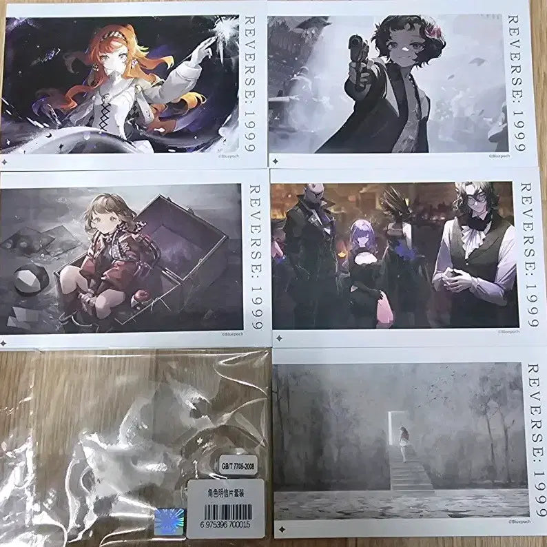 [BUNJANG] Reverse 1999 Initial Illustration Postcard Set / 리버스1999 초기일러 엽서 세트