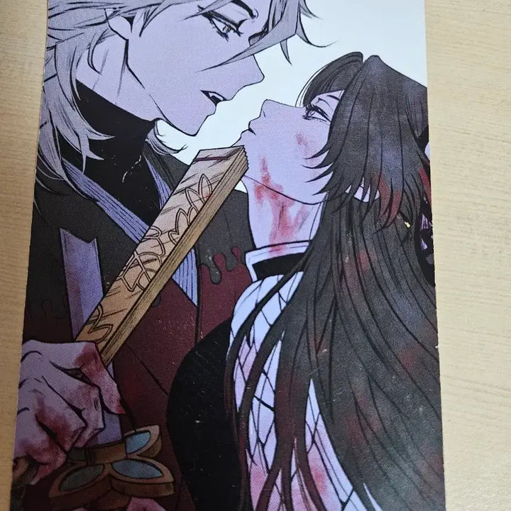 [BUNJANG] Douma &amp; Kanae Kochou Illustration Postcard (Unofficial Goods) / 귀멸의 칼날 도우마 코쵸우 카나에 일러스트 엽서 (비공식 굿즈)