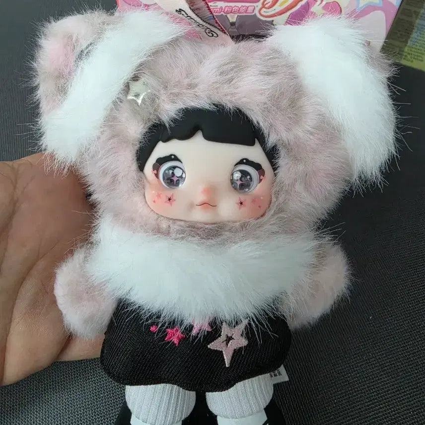 [BUNJANG] Nomi Pink Energy Leopard Print Plush / 노미 핑크에너지 호피