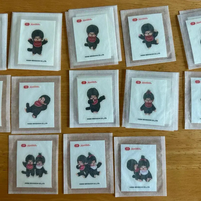 [BUNJANG] Monchhichi Sticker Set / 몬치치띠부씰 교환