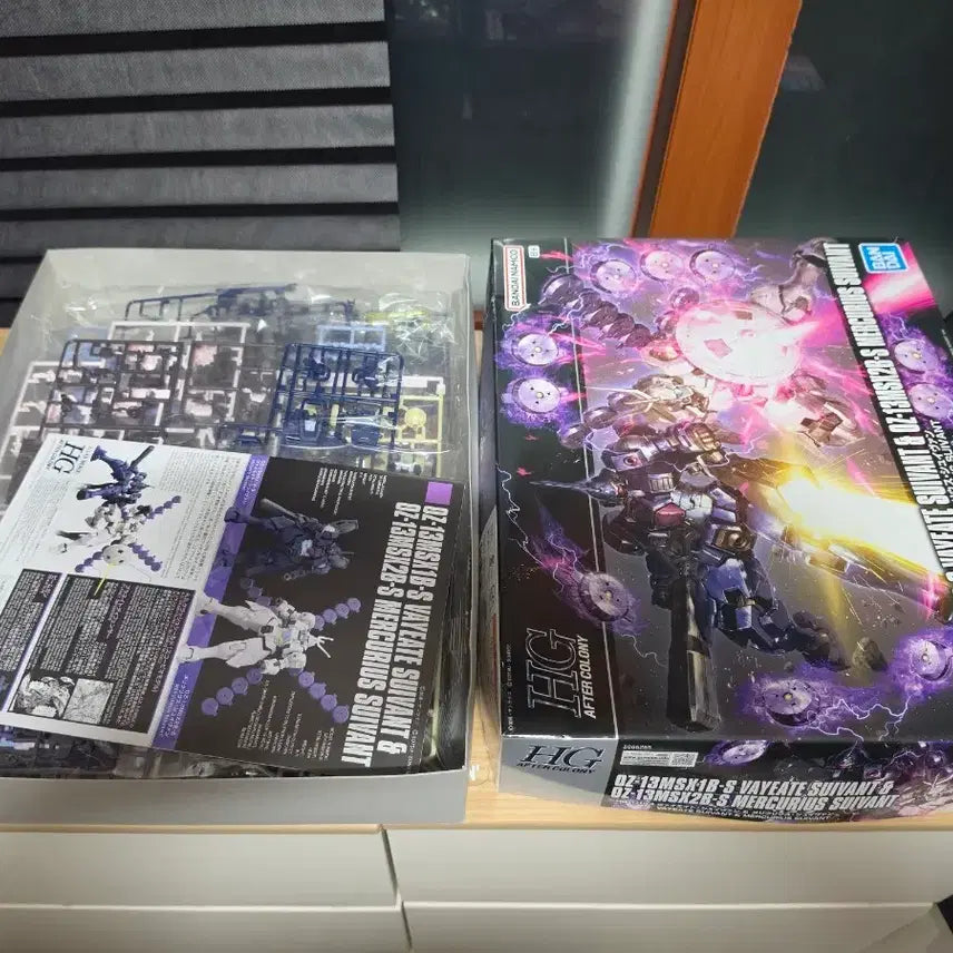 [BUNJANG] HG Mobile Suit Gundam Witch from Mercury Schwarzette &amp; Dilanza Bai Lael - Unassembled Model Kit / hg 메리크리우스 슈이반,바이에이트 슈이반 미조립품
