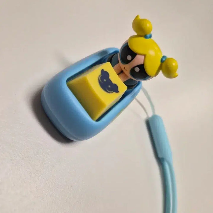 [BUNJANG] Powerpuff Girls Bubbles Sitting Ver. Keycap / 파워퍼프걸 버블 키캡 (앉은 버블)