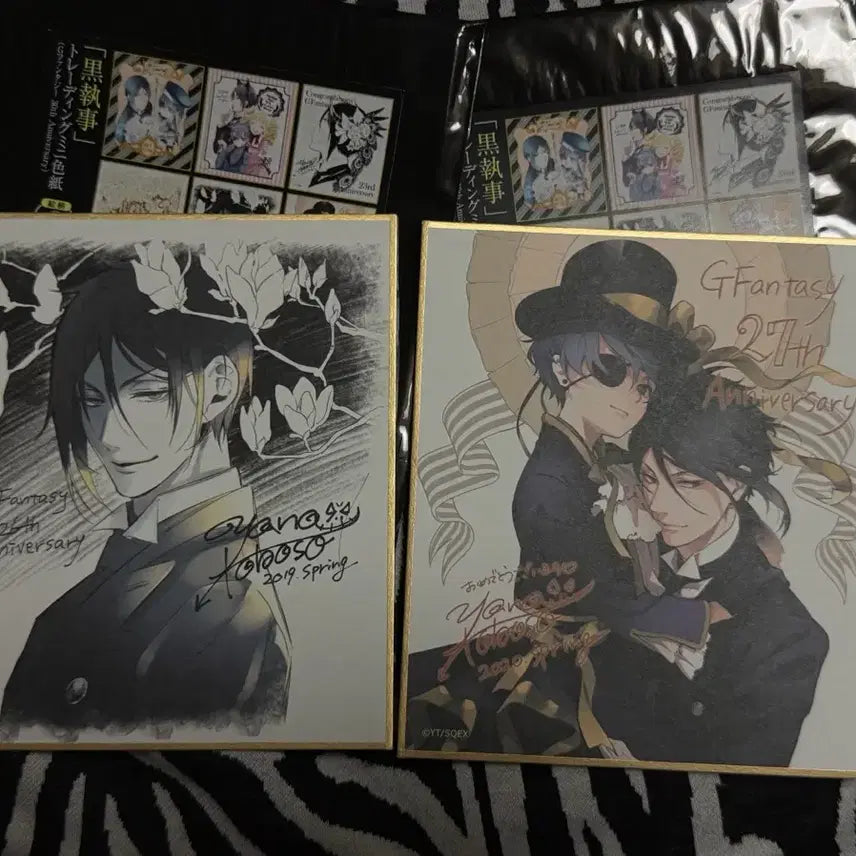 [BUNJANG] Black Butler Mini Shikishi Art Set / 흑집사 미니 색지세트