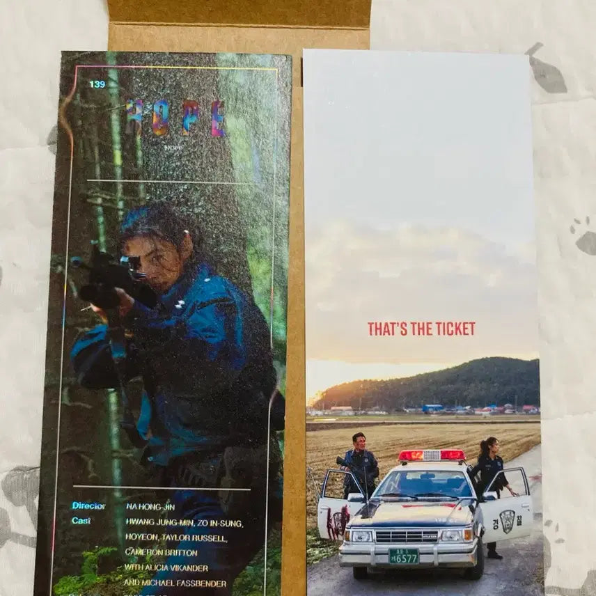 [BUNJANG] Na Hong-jin "Hope" IMAX Original TTT Ticket / 나홍진 호프 아이맥스 오리지널 ttt 판매