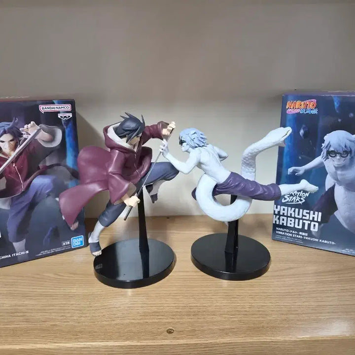 [BUNJANG] Bandai Namco Vibration Stars Uchiha Itachi &amp; Yakushi Kabuto Figure Set / 나루토 피규어 우치하 이타치 &amp; 야쿠시 카부토 세트