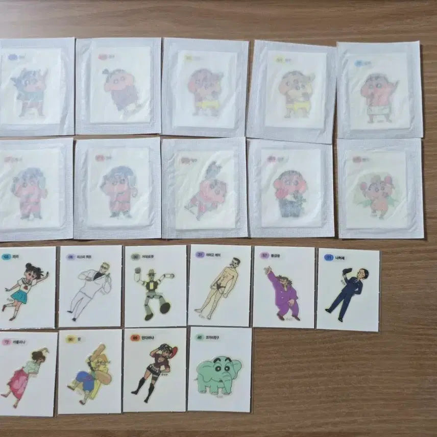 [BUNJANG] Crayon Shin-chan Movie Stickers / 짱구 극장판 띠부씰 교환