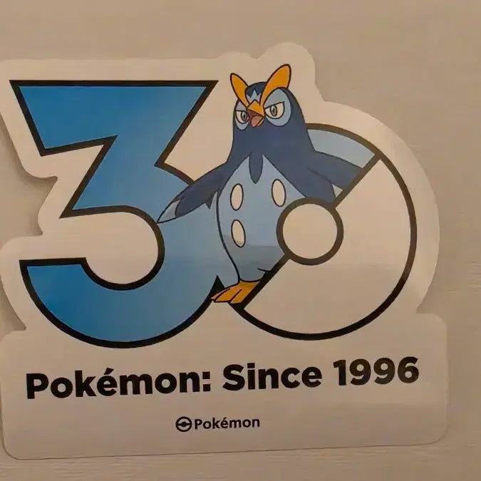 [BUNJANG] Pokemon 30th Anniversary Sticker Taillow / 포켓몬 30주년 스티커 팽태자