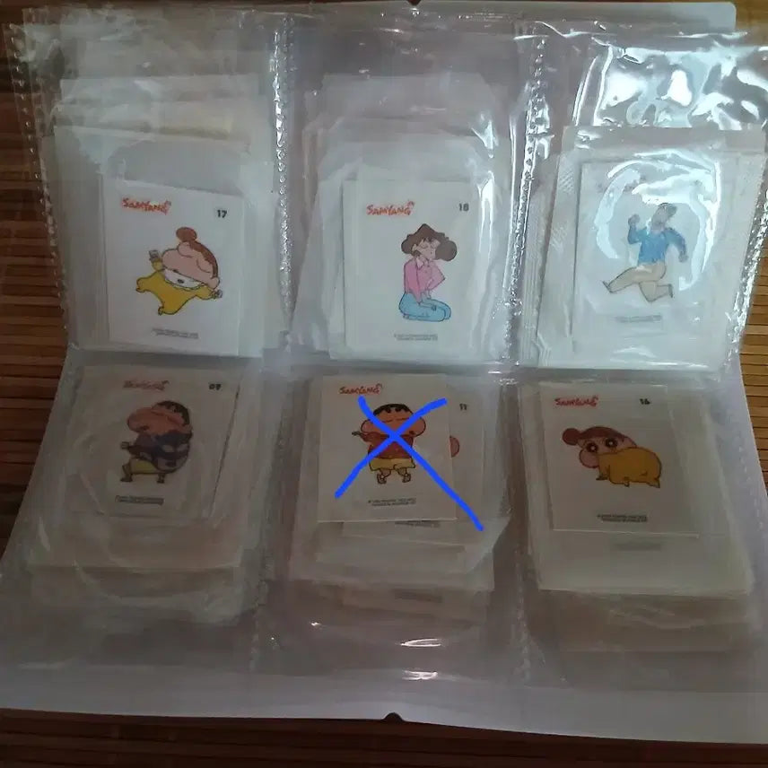 [BUNJANG] Crayon Shin-chan Series 3 Sticker Pack / 짱구3탄 띠부씰 1개 선택